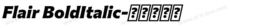 Flair BoldItalic字体转换